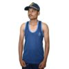 Army Blue Sando Baniyan For Boys