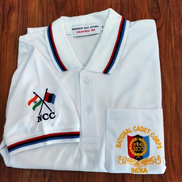 NCC Cross Flag T-shirt For NCC Gilrs & Boys Cadets | NCC Tshirts