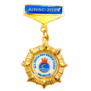 ALL India Nau Sainik Camp INS Shivaji 2024 NCC Camp badge | ALL India Nau Sainik Camp INS Shivaji 2024 NCC Badge | AINSC - 2024 INS Shivaji NCC Camp badge 2024 | NCC Metal camp badge