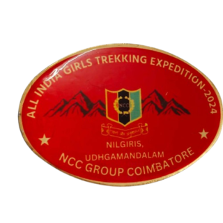 ALL India Girls Trekking Expedition 2024 Nilgiris UDHGAMANDALAM NCC Group Coimbatore NCC Camp badge | ALL India Girls Trekking Expedition 2024 NCC Camp badge