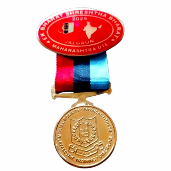 EBSC Camp Jalgoan Badge With Medal 2024 | NCC Ek Bharat Shreshtha Bharat Camp Badge With Medal