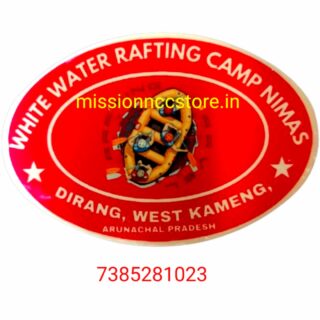 White Water Rafting Camp Nimas Dirang, West Kameng 2024 NCC Camp badge | White Water Rafting Camp Nimas NCC Camp badge | Rafting Camp badge