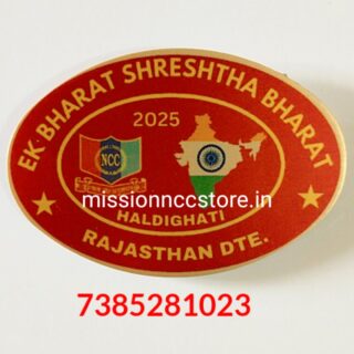 Ek Bharat Shreshtha Bharat Haldighati NCC Camp Badge 2025 metal | EBSB Haldighati Rajasthan NCC Camp Badge metal | EBSB NCC Camp Badge Haldighati 2025 2025