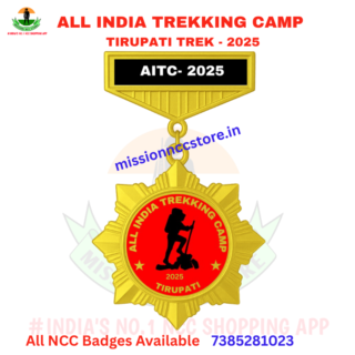 All India Trekking Camp Tirupati Trek NCC Badge 2025 - Mission NCC Store