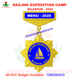 Sailing Expedition Camp Bilaspur NCC Badge 2025 - Mission NCC Store