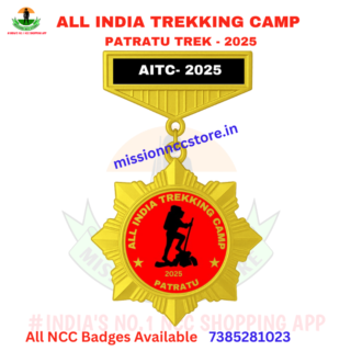 All India Trekking Camp Patratu Trek NCC Badge 2025 - Mission NCC Store