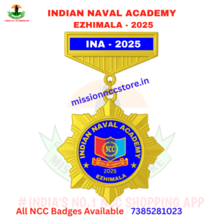 Indian Naval Academy Ezhimala NCC Badge 2025 - Mission NCC Store
